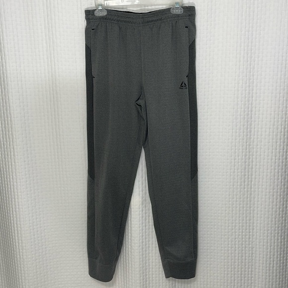 Reebok men’s Medium grey heather sweatpants‎ joggers. EUC - Picture 2 of 11